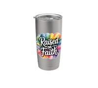 Raised On Faith Bicchiere termico in acciaio inox doppia parete