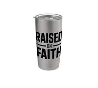 Raised On Faith Bicchiere termico in acciaio inox doppia parete