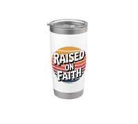 Raised On Faith Bicchiere termico in acciaio inox doppia parete