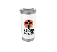 Raised On Faith Bicchiere termico in acciaio inox doppia parete