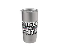 Raised On Faith Bicchiere termico in acciaio inox doppia parete