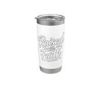 Raised On Faith Bicchiere termico in acciaio inox doppia parete