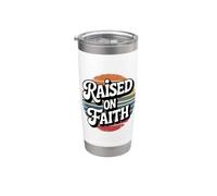 Raised On Faith Bicchiere termico in acciaio inox doppia parete