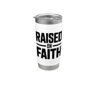 Raised On Faith Bicchiere termico in acciaio inox doppia parete