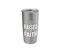 Raised On Faith Bicchiere termico in acciaio inox doppia parete