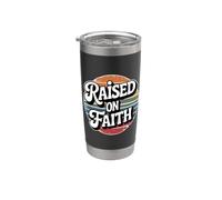 Raised On Faith Bicchiere termico in acciaio inox doppia parete