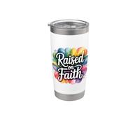 Raised On Faith Bicchiere termico in acciaio inox doppia parete