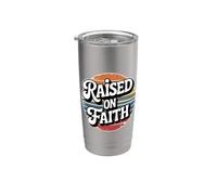 Raised On Faith Bicchiere termico in acciaio inox doppia parete