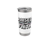 Raised On Faith Bicchiere termico in acciaio inox doppia parete