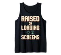 Raised On Loading Screens Y2K Nostalgia Meme Internet Humor Canotta