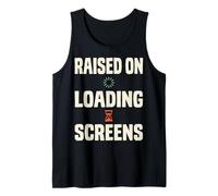 Raised On Loading Screens Y2K Nostalgia Meme Internet Humor Canotta