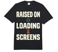 Raised On Loading Screens Y2K Nostalgia Meme Internet Humor Comfort Colors Adult Heavyweight T-Shirt