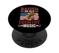 Raised On Old Country Music PopSockets PopGrip Adesivo