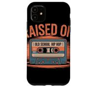 RAISED ON OLD SCHOOL HIP HOP Cassetta Vintage Rap Anni 80 Custodia per iPhone 11