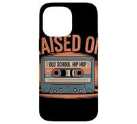 RAISED ON OLD SCHOOL HIP HOP Cassetta Vintage Rap Anni 80 Custodia per iPhone 14 Pro Max