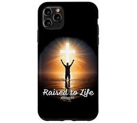 Raised to Life - Christian Faith Church Baptism Romans 6:4 Custodia per iPhone 11 Pro Max