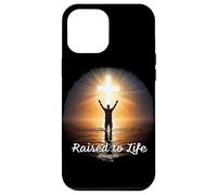 Raised to Life - Christian Faith Church Baptism Romans 6:4 Custodia per iPhone 12 Pro Max