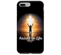 Raised to Life - Christian Faith Church Baptism Romans 6:4 Custodia per iPhone 7 Plus/8 Plus