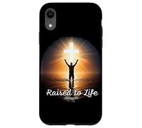 Raised to Life - Christian Faith Church Baptism Romans 6:4 Custodia per iPhone XR