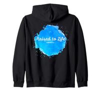 Raised to Life - Christian Faith Church Baptism Romans 6:4 Felpa con Cappuccio