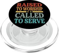 Raised To Worship Called To Serve - Religious Mormon PopSockets PopGrip per MagSafe