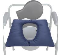 Raised Toilet Seat - Comfortable Bathroom Riser, Cushion Universal Size