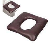 Raised Toilet Seat, Waterproof Non-Slip Comfortable Toilet Seat Riser Cushion for Elderly, Pregnant Women, Men, Grandmother, Ideal for Home, Bathroom, Apartment, Hotel, Safe and Supportive