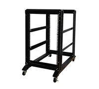 RAISING ELECTRONICS 15U 4 Post Open Frame 19" Server/Audio Rack d'acciaio 31" profondo