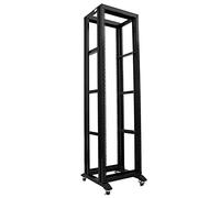 RAISING ELECTRONICS Server Rack Open Frame Rack 4 Post 19" Regolabile Server/Audio Rack Acciaio Laminato a Freddo 42U-17’’Depth