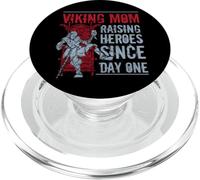 Raising Heroes Since Day One - Viking Mom PopSockets PopGrip per MagSafe
