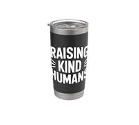 Raising Kind Humans Bicchiere termico in acciaio inox doppia parete