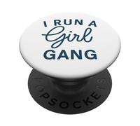 Raising My Girl Gang Mom divertente regalo per la festa della mamma per le donne PopSockets PopGrip Adesivo