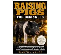 RAISING PIGS FOR BEGINNERS: A Complete Guide to Choosing Breeds, Setting Up Pens, Feeding For Growth, Maintaining Pig Health, Managing Behavior, and Building a Successful Pig-Keeping Operation