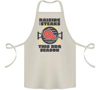 Raising The Bistecche Divertente Griglia Barbeque Cotone Grembiule 100% Organico