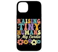 Raising Tiny Humans è il mio genitore della famiglia Floral Cardio Groovy Custodia per iPhone 14 Plus