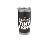 Raising Tiny Lions Bicchiere termico in acciaio inox doppia parete
