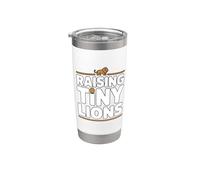 Raising Tiny Lions Bicchiere termico in acciaio inox doppia parete
