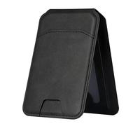 RaitWahl Porta carte in vera pelle compatibile 16/15/14/13/12 Pro Max, supporto per telefono regolabile, blocco RFID, 4 scomparti per carte, portafoglio magnetico compatto elegante e sicuro
