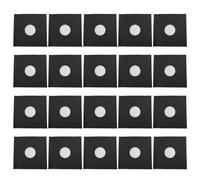 Raiveug Kraft Matte Black Record Maniche 20pcs 12 pollici da 350 gsm Coprini di cartone spesso