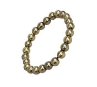 RAJNI Braccialetti di Cristallo Perline Rotonde di pirite Dorata Bracciale da Polso Elasticizzato Pietre Naturali Pietre preziose curative Reiki Perline di Sette Chakra Braccialetti con ciondoli