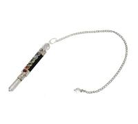 RAJNI Tormalina Nera Cristallo Pendolo Rabdomanzia Guarigione Naturale Pietre Reiki Ciondoli Esagonali Collana Donna per Meditazione Feng Shui Regalo per Compleanno