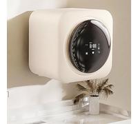 RajoNN Asciugatrice a Tamburo ventilato 3,5 l, Mini Lavatrice Automatica da 170 W e Asciugatura con Vasca in Acciaio Inossidabile, Mini asciugatrice centrifuga compatta per Appartamenti e