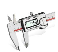 RajoNN Calibro a corsoio digitale elettronico 0-150 mm impermeabile calibro a corsoio digitale ad alta precisione di origine elettronica per uso domestico e industriale (colore: bianco, dimensioni: