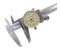 RajoNN Calibro a corsoio elettronico digitale, calibro a corsoio con calibro per orologi, 0-150-200-300 mm, resistente agli urti, per uso domestico e industriale (colore: argento, dimensioni: 0-200 mm