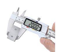 RajoNN Calibro a corsoio elettronico digitale elettronico ad alta precisione 150 mm calibro a corsoio in acciaio inox per uso domestico e industriale (colore: bianco, dimensioni: taglia unica)