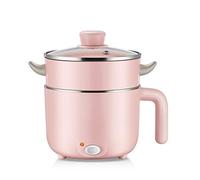 RajoNN Mini fornello elettrico portatile multi riso 1.2L elettrico pasti riscaldamento pentola mini pentola calda con interno in acciaio inox