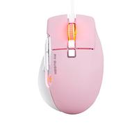 RajoNN Mouse Mouse da Gioco cablato, Mouse da Gioco Ottico, Mouse ergonomico Portatile per Computer con 16000 DPI e 8 Pulsanti, per PC Laptop Desktop (Colore : Pink)