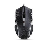 RajoNN Mouse Mouse da Gioco cablato, Mouse Ottico USB per Computer con 7 Pulsanti Programmabili, Mouse con Impugnatura Regolabile e Comoda 3000 DPI per Laptop, PC, Mac, Windows (Colore : Crack