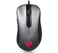 RajoNN Mouse Mouse da Gioco cablato USB, 6200 DPI, RGB Ottico, Mouse da Gioco Esport, per PC Laptop Desktop (Colore : Silver)