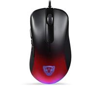 RajoNN Mouse Mouse da Gioco cablato USB, 6200 DPI, RGB Ottico, Mouse da Gioco Esport, per PC Laptop Desktop (Colore : Rosso)
